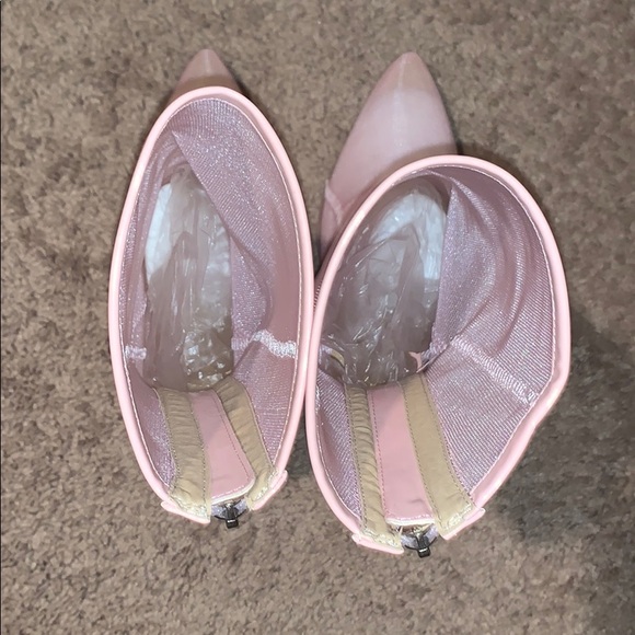 Pink Sheer Booties - Picture 5 of 5